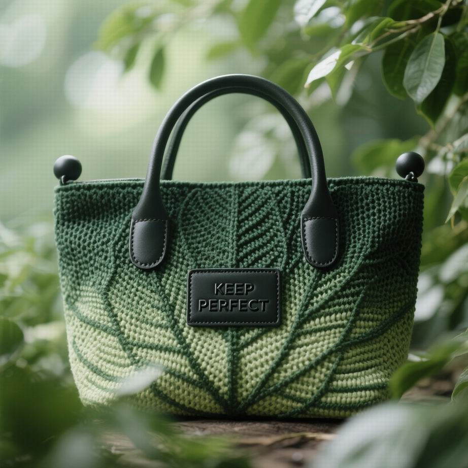 时尚链条飞织女包